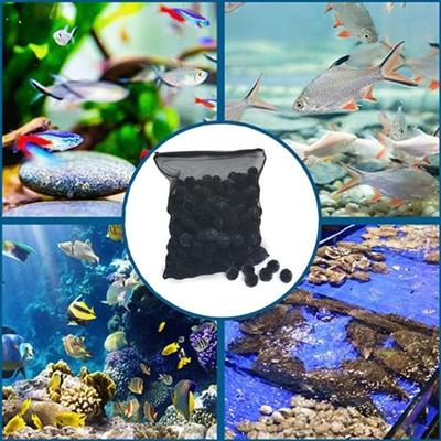 New Isolation Bag Nylon Filter Bag Black Reusable Filter Net Bag Pond Media for Aquarium Fish Tank Mesh Zip Net Bag