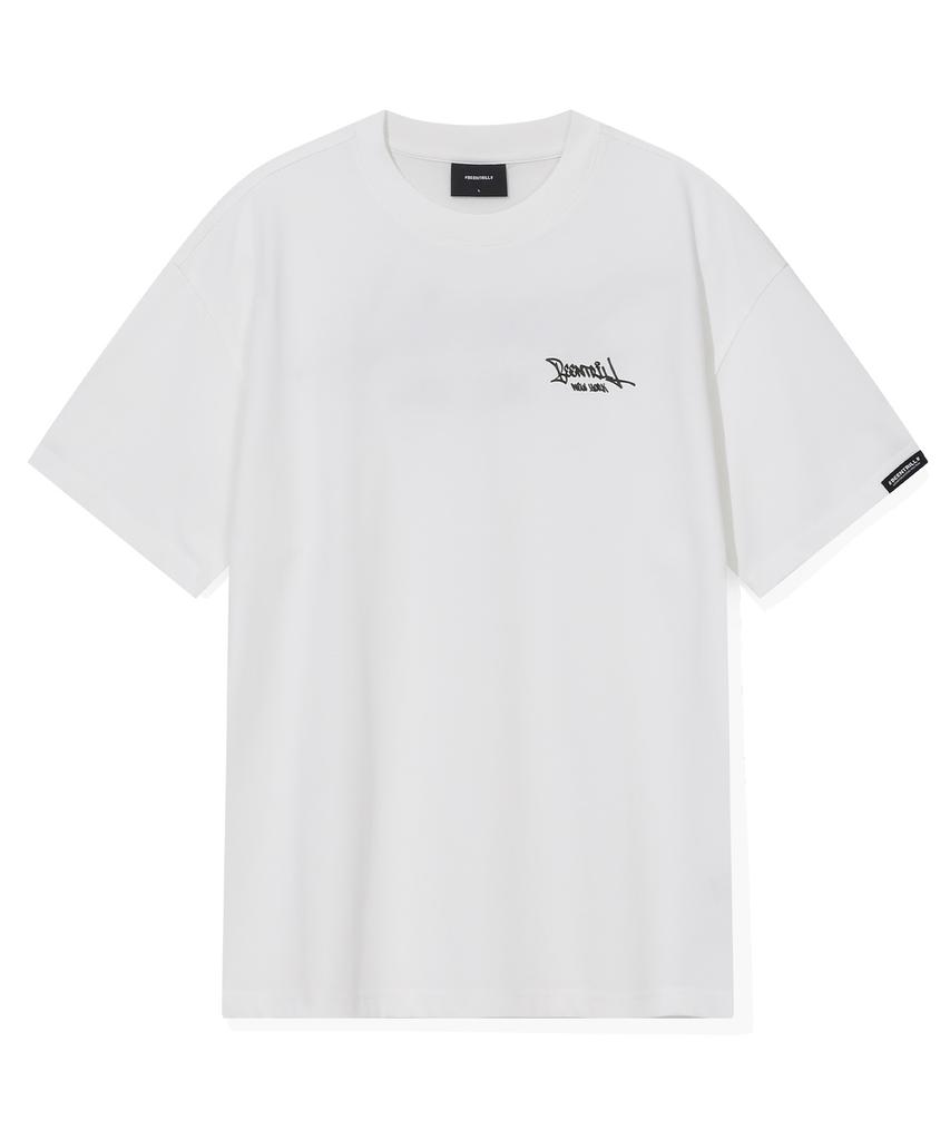 BEENTRILL Script Logo T-Shirt (Off-White)