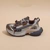 European station thick-soled heightening dad shoes women's 2025 spring new trendy cool fried street light casual running sneakers