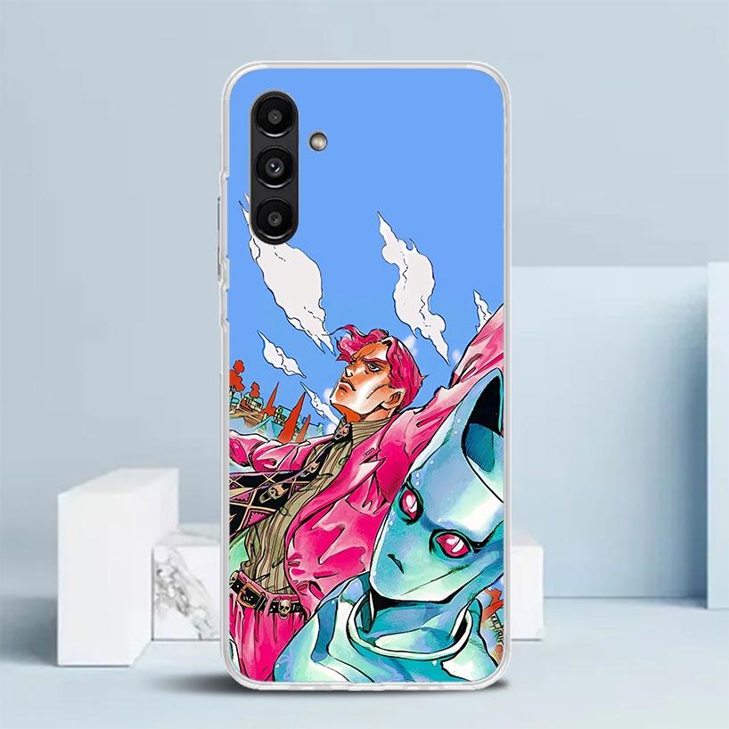 JoJo Kira Yoshikage Killer Queen Cover for Samsung Galaxy A17 A37 A57 A16 A26 A36 A56 A15 A14 A55 Phone Case A13 A53 A25 A35 A24