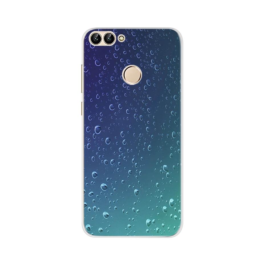 For Huawei P Smart Case TPU Soft Silicon Lavender Flower Back Cover Phone Case For Huawei P Smart 2018 FIG-LX1 PSmart Case 5.65"