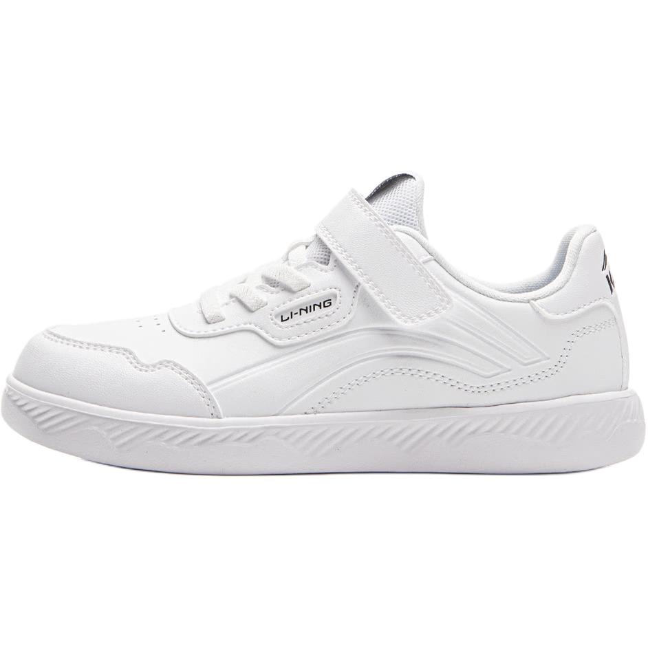 Li Ning Kids Comfortable Versatile Durable Low-Top Sneakers Kids Sneakers White YKNV073-1