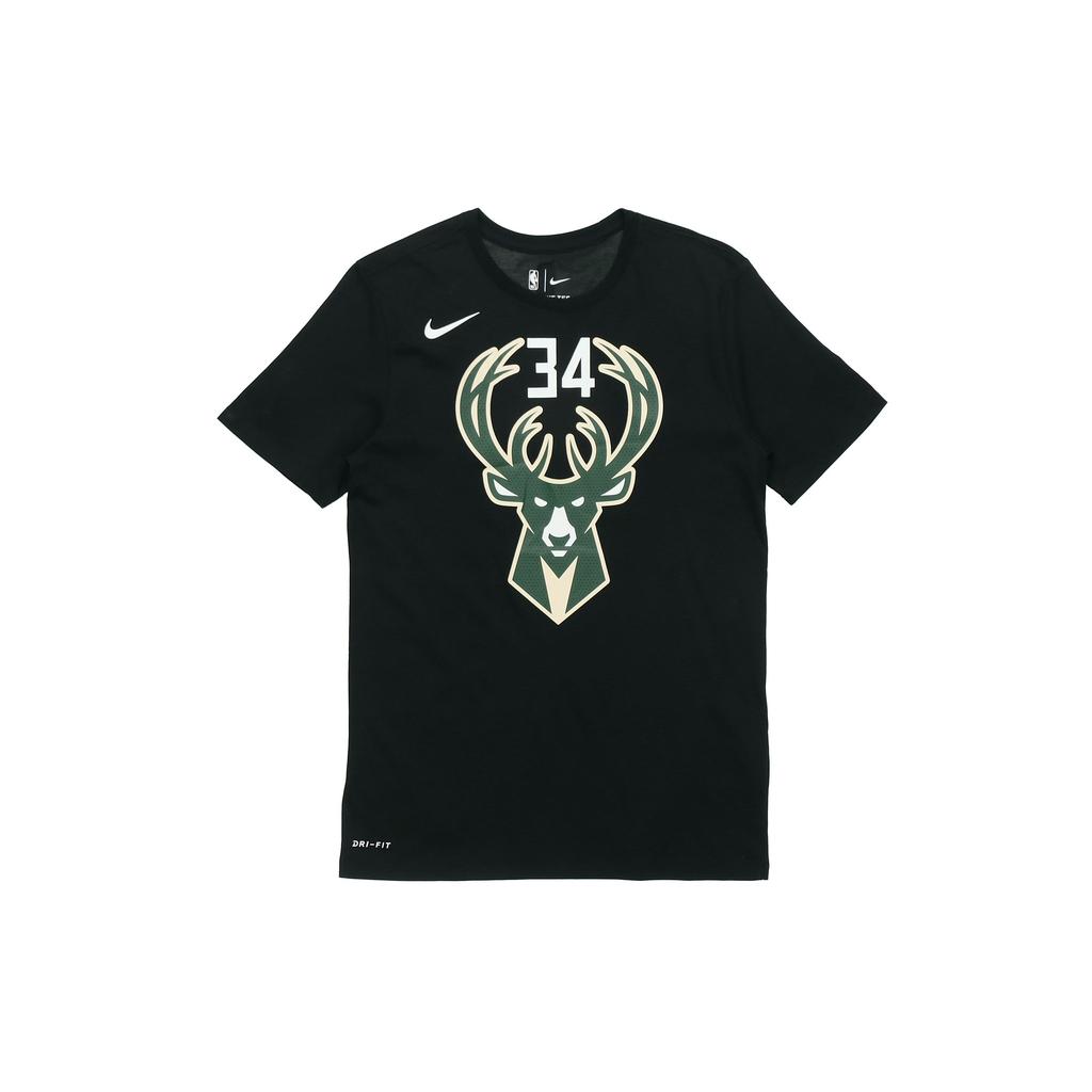 Nike Milwaukee Bucks Giannis Antetokounmpo T-Shirt 'Black' Men's 870789-010