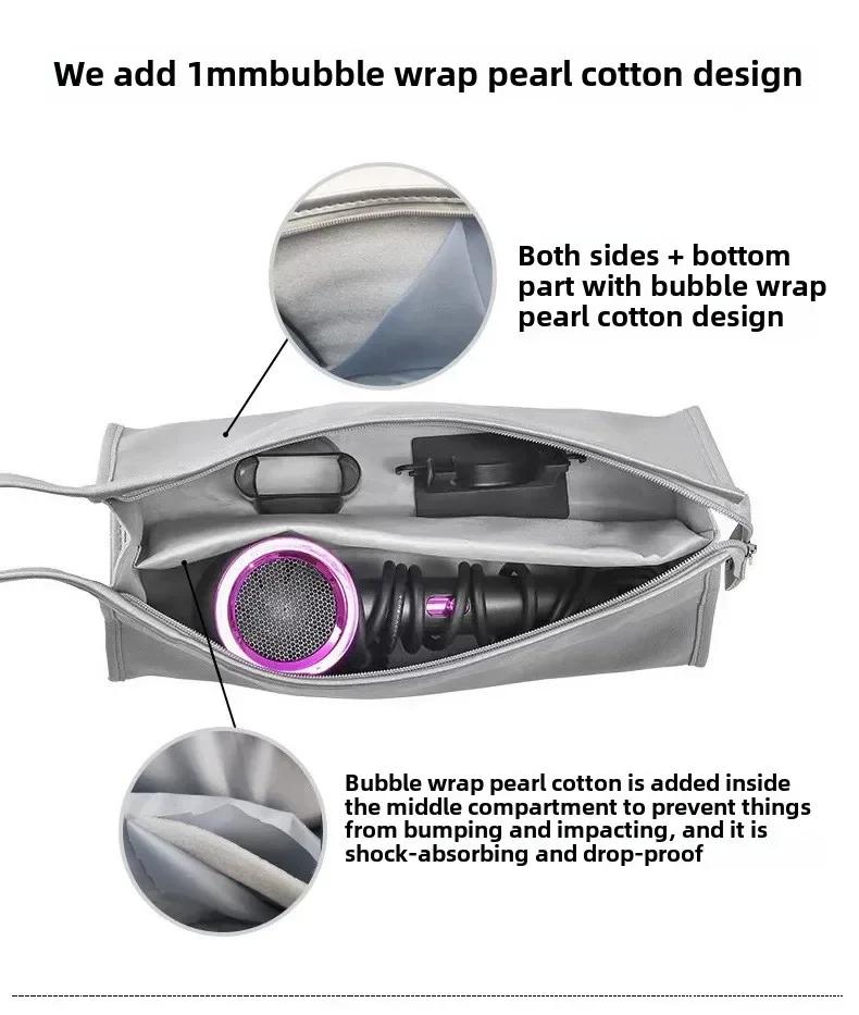 For Dyson Airwrap Styler/Shark Flexstyle Travel Organzier  Portable Carrying Case For Dyson Supersonic Hair Dryer Dustrproof Bag
