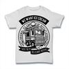 Eiswagen T-Shirt Neu 100% Baumwolle Kurzarm Rundhals T-Shirt Oberteil
