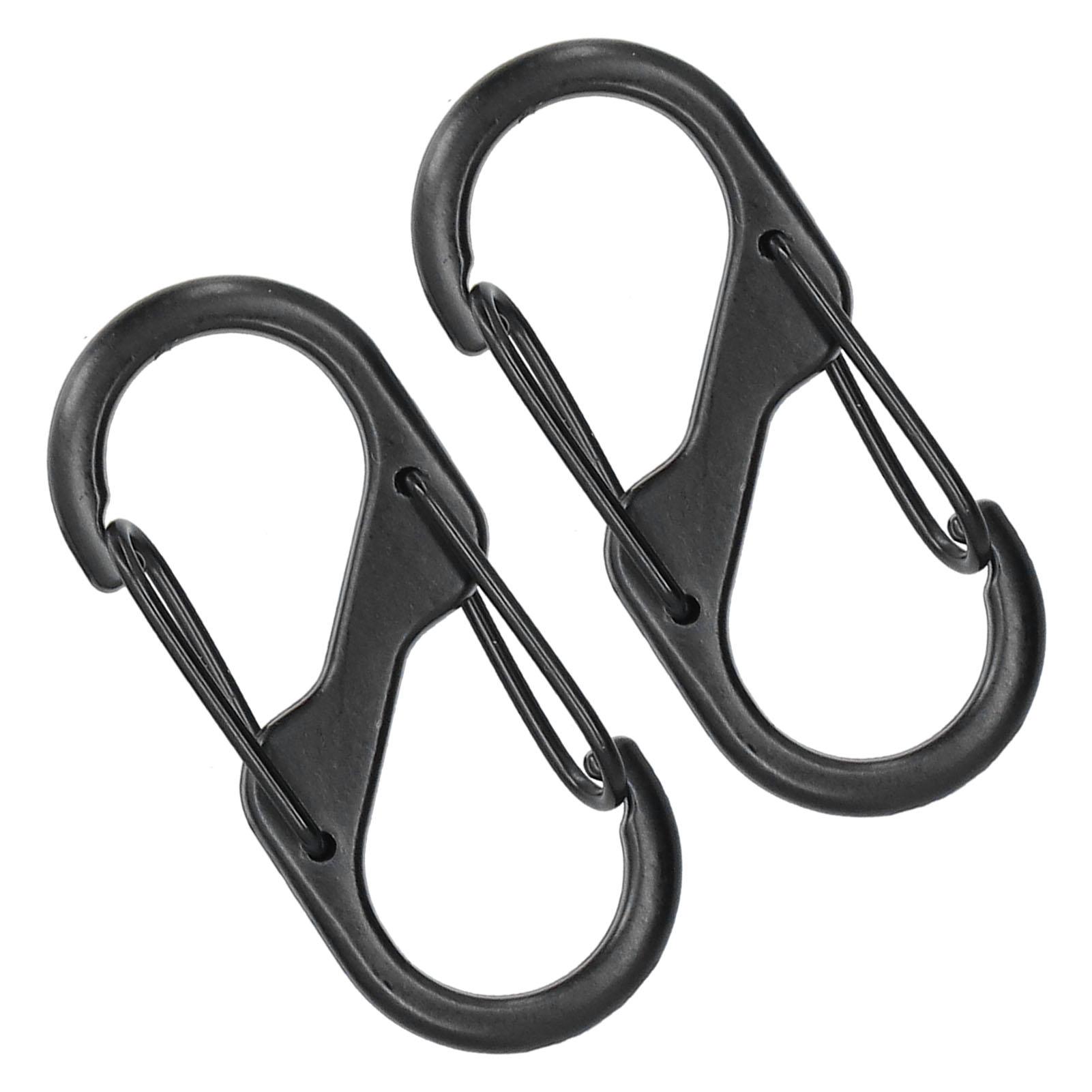 

30 шт. пружинная пряжка 4 см x 1,7 см сплав материала двойной зажим дизайн многоцелевые брелки аксессуары