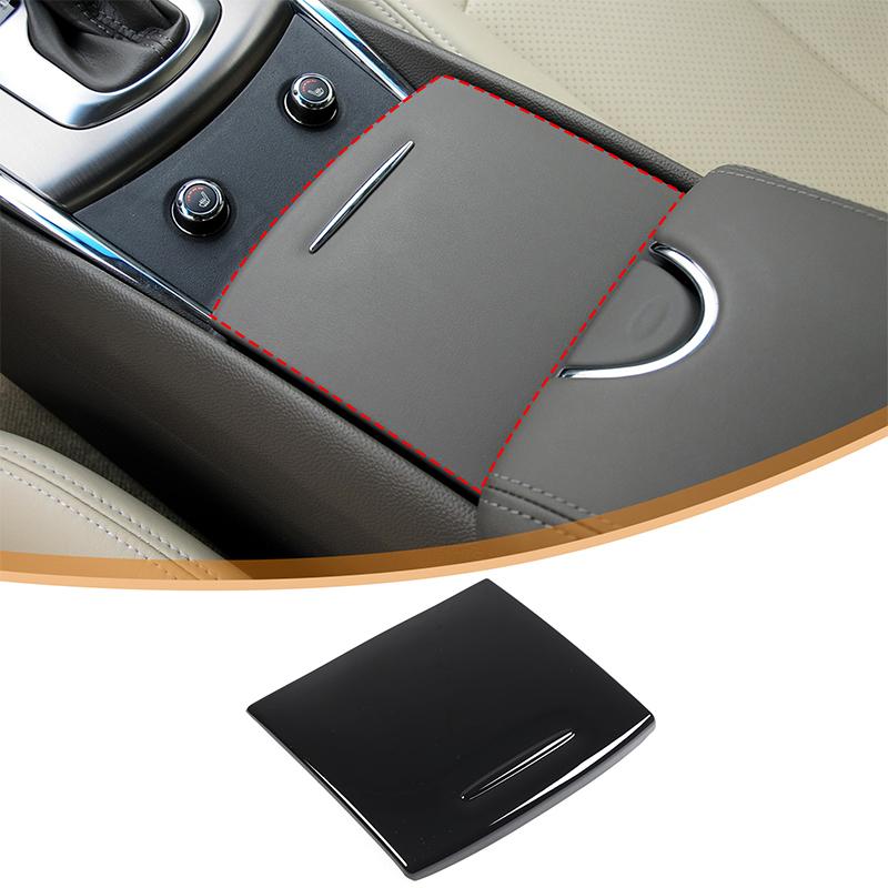 ABS Black For Infiniti G25 G37 2007-2013 Car Center Control Gear Shift Panel Steering Wheel Trim Sticker Car Accessories