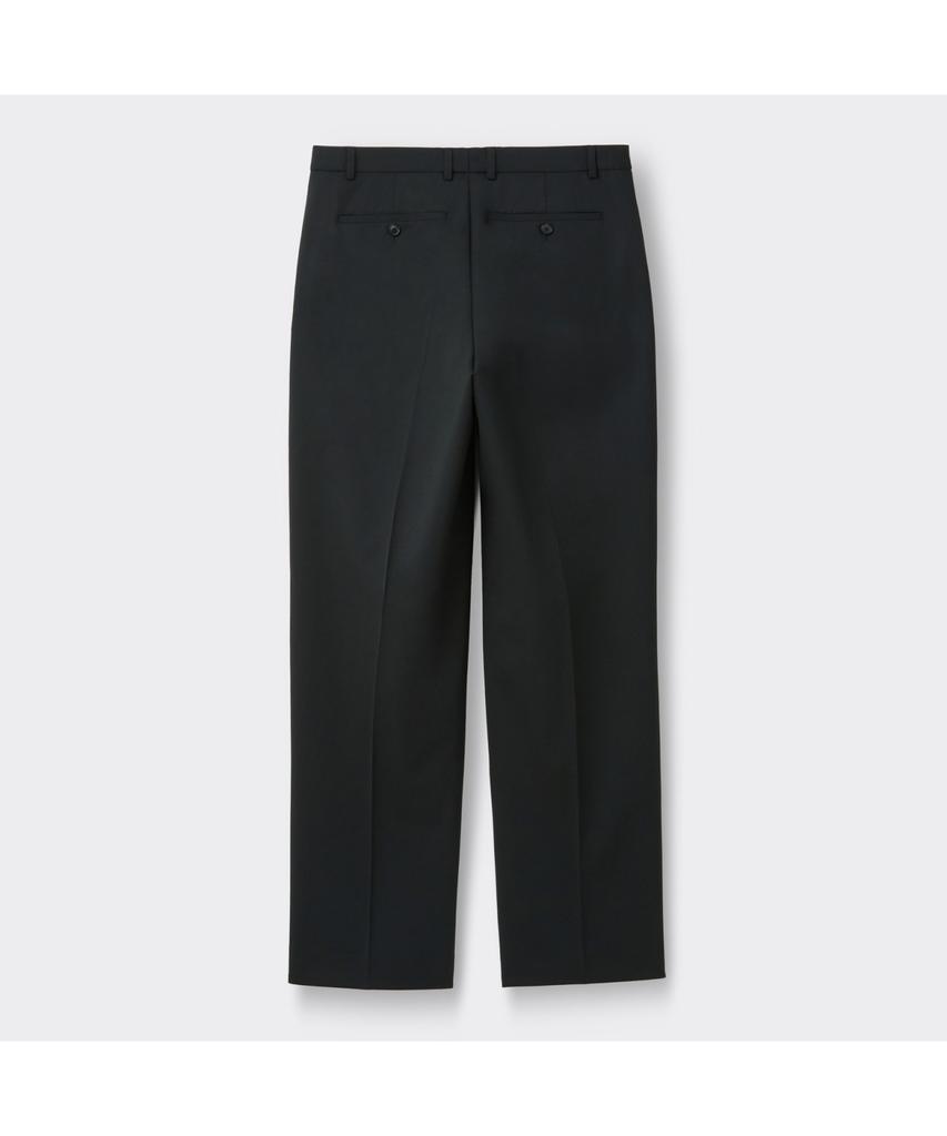 Keoseuuteommellou Black Relaxed Fit Wool Blended Setup Pants Cwpas26221Bkx