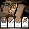 Retro PU Leather Flip Case for iPhone - Magnetic Wallet Cover with Stand Function