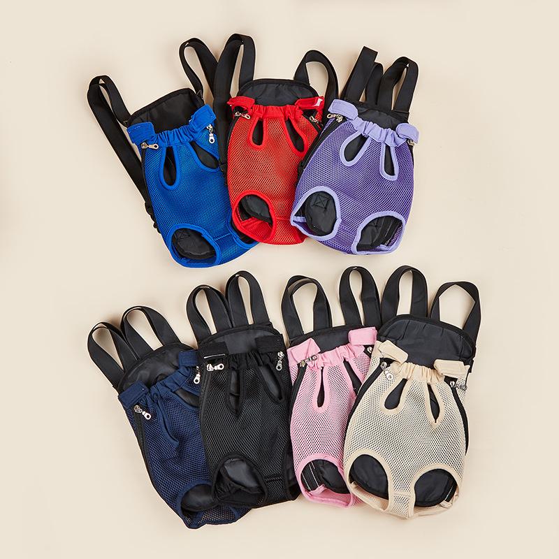 Breathable Double Shoulder Pet Carrier Backpack for Dogs and Cats