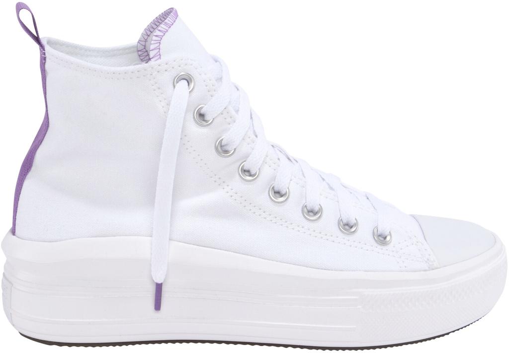 Sneakers Converse Chuck Taylor All Star Move High Top Platform White/pixel Purple/white