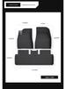 Eco-Friendly TPE Floor Mats for 2023 Tesla Model 3, Injection Molded Pedal Style