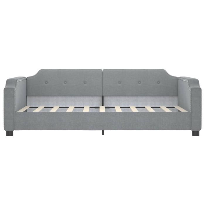 VidaXL Daybed Light Grey 90x190 Cm Fabric 354215
