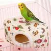 Parakeet Nest Warm Winter Hammock Shed Hut For Parakeets Cockatiels Finches Outdoor Garden Patio Porch Backyard