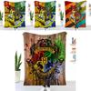 Harry Potter Polyester Fleece Blanket With Cartoon Anime Prints For Home Use And Gift
