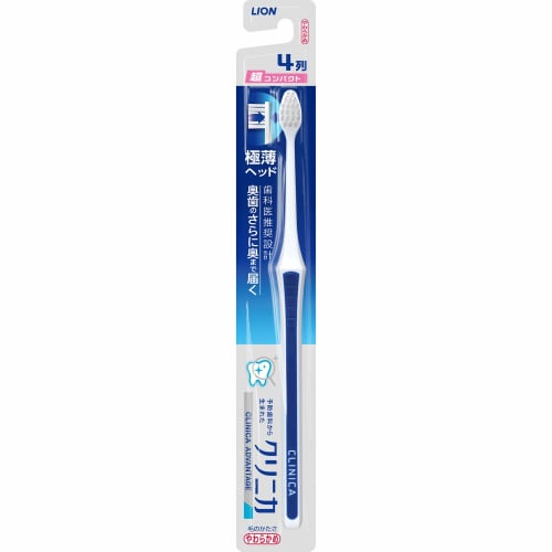 Clinica Advantage Toothbrush, 4-Row, Ultra-Compact, Soft, Single, Ultra-Thin Head (Color Not Available)