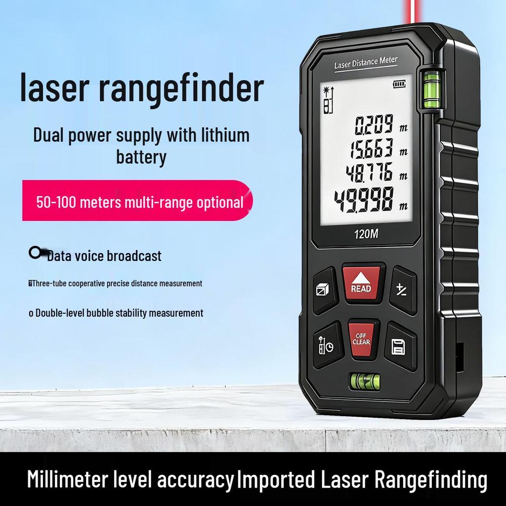 Hansheng Precision Handheld Laser Rangefinder and Distance Measurer