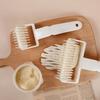 Pizza Dough Roller Cutter, Plastic Baking Texture Wheel for Cake Decorating, Manual Ribbon Stripe Cutter for Pastry Cookies, Kitchen Tool