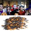 200g Halloween Confetti Halloween Party Table Scatter Confetti Pumpkin Spider Webs Foil Metallic Sequins Confetti Decor