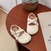 [Spring Girls Red Leather Shoes Soft Sole Princess Shoes Vintage Princess Shoes for Toddlers and Kids]