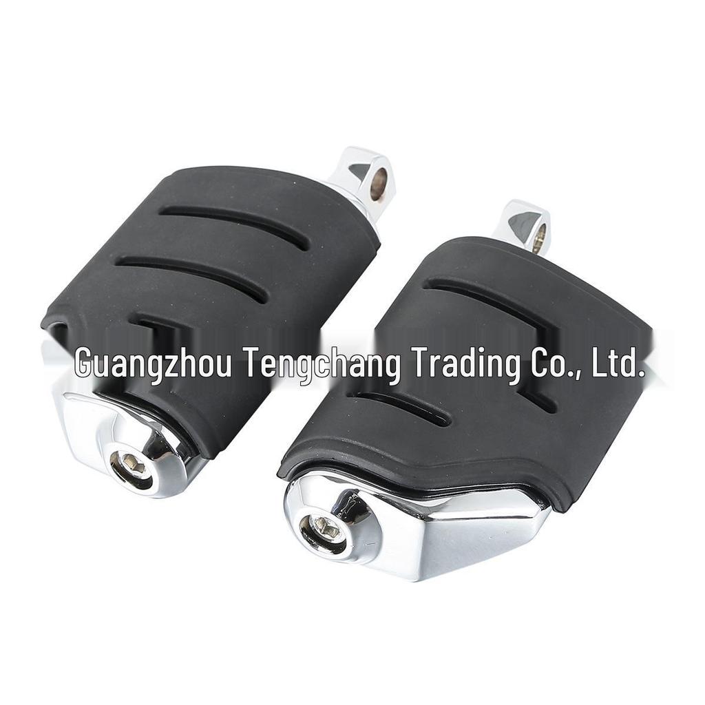 Anti-slip Electroplated Foot Pegs for Harley Road King & Street Glide Motorcycles