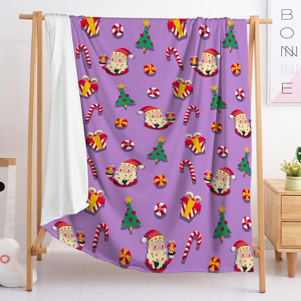 Christmas Blanket Flannel Blanket Gift Snowman Blanket Spring And Autumn
