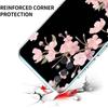 Pink Letter Flower Phone Case For Samsung A13 A33 A73 A53 A23 A51 A71 A21S A12 A31 A41 A05s A03S A15 A25 A32 5G Clear Cover