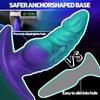 Silicone Huge Buttplug Fantasy Dildo Shaped Anal Plugs G-Spot Clitoral Stimulator False Penis Sex Toys for Men Women Prostate Massager