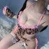 Sexy Cute Pure Desire Plush Ono Leopard Sexy Cos Cute Pure Desire Wind One-piece Suit 2025
