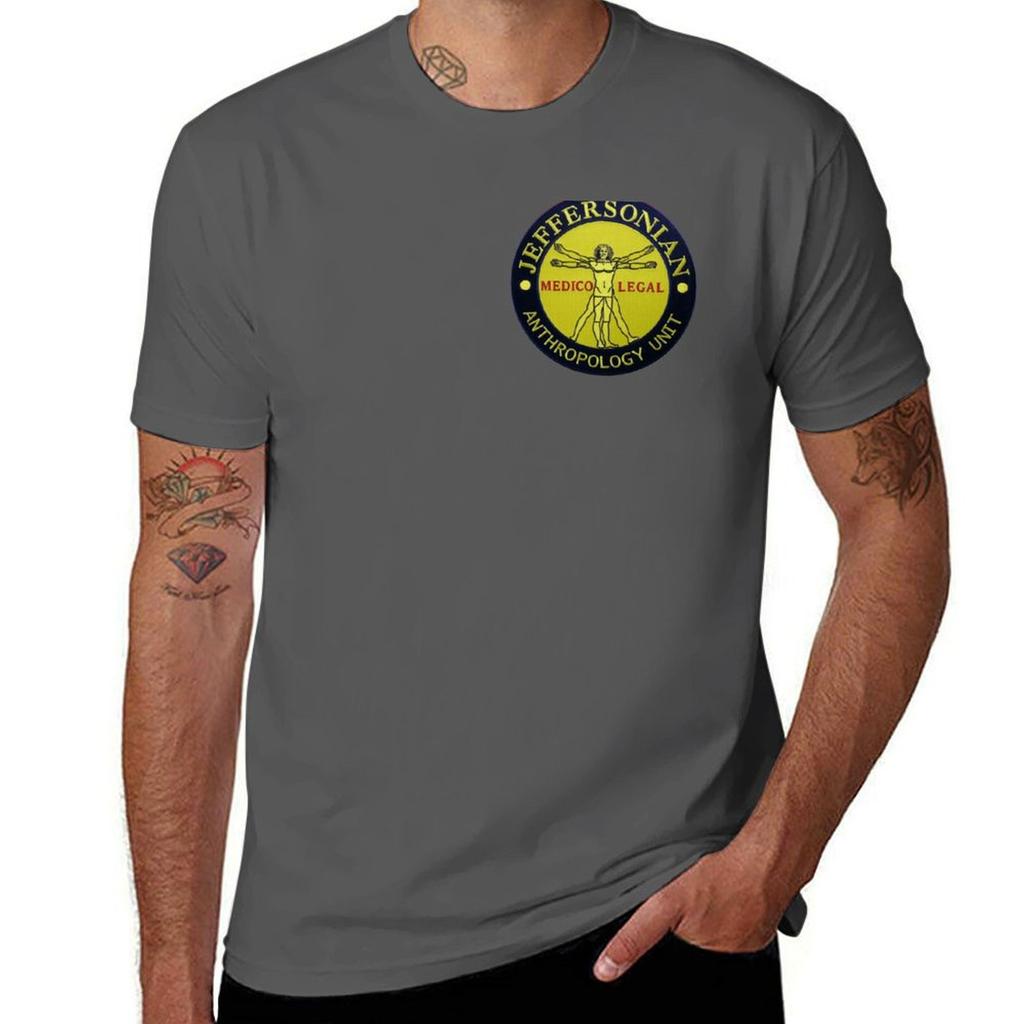Jeffersonian Logobones Tshirt Cotton T Shirts Unisex 100 Tshirt