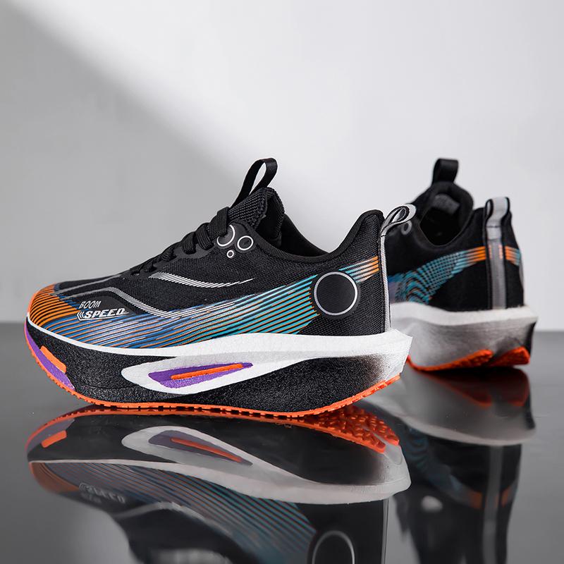Scarpe da Corsa da Uomo Piastra in Carbonio Scarpe da Corsa Professionali Traspiranti Antiscivolo Ammortizzate Scarpe Sportive da Corsa Casual da Donna