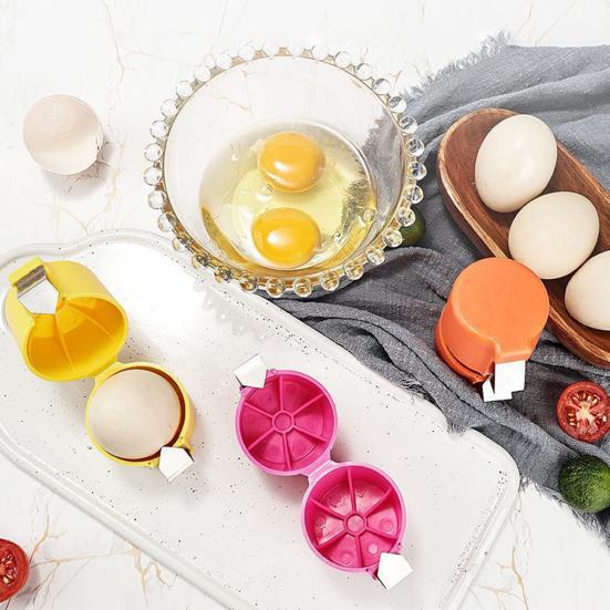 2Pcs Egg Egg Shell Opener Opener Tool for Clean Cracking Handheld Eggshell Cutter