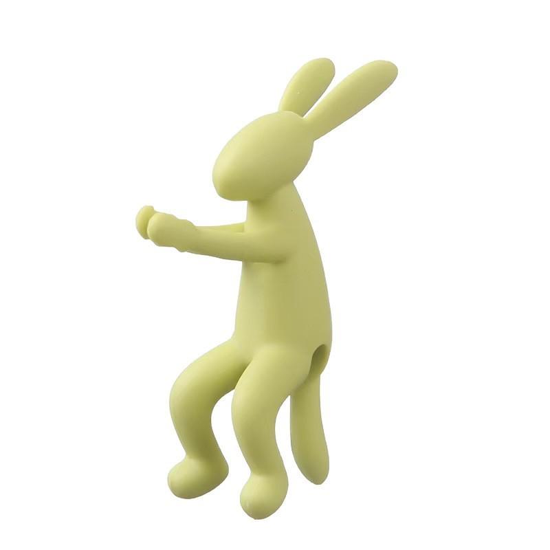 

3pcs Cute Rabbit Plant Stakes - Durable Plastic Garden Markers for Indoor Herbs, Outdoor Flowers & Fairy Gardens