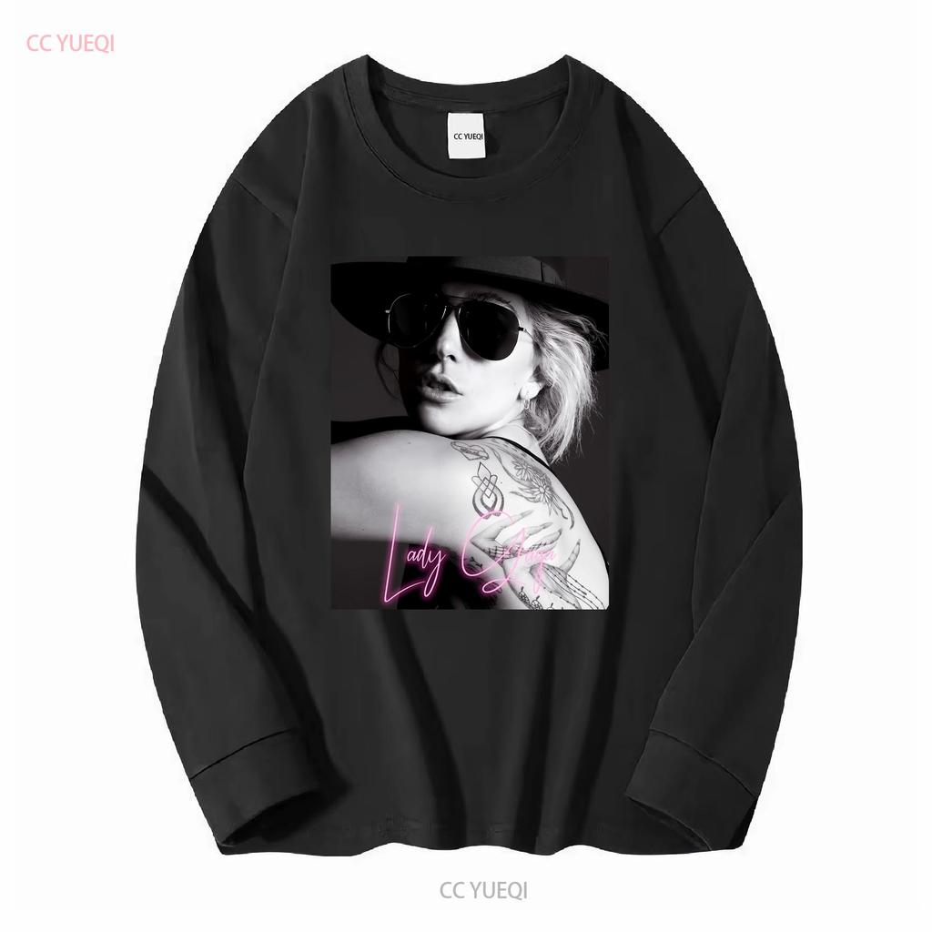 Lady Gaga T Shirt Funny giftand tee vintage Washed Comfortable graphic Stretched homme Versatile Stylish Casual
