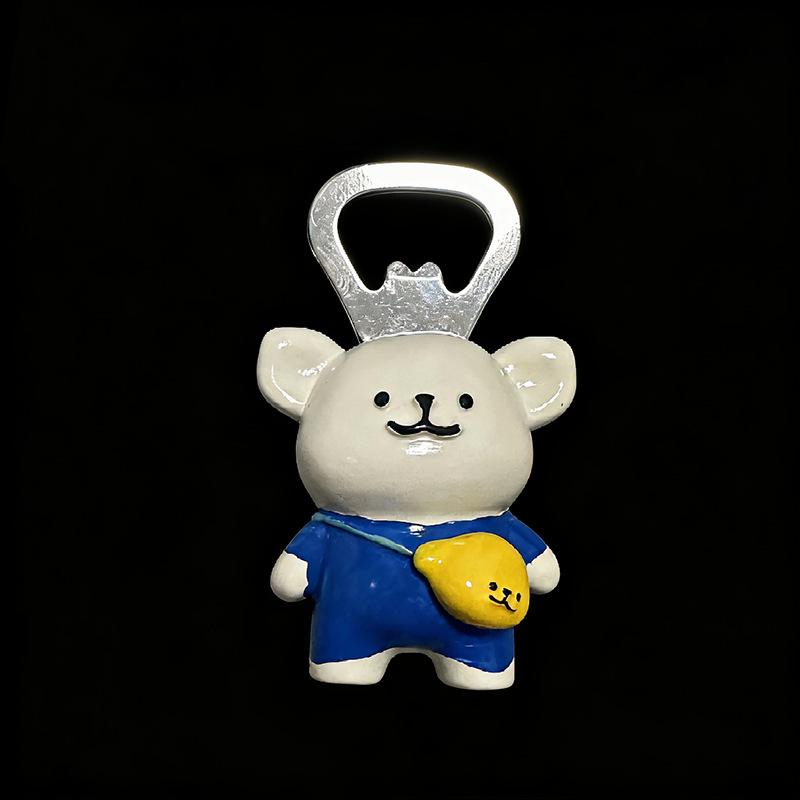 3D Puppy Fridge Magnet & Bottle Opener