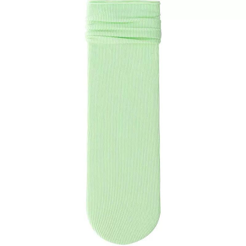 Female Spring and Summer Thin Solid Color All Kinds of Candy Color Breathable In The Cylinder Pile Socks