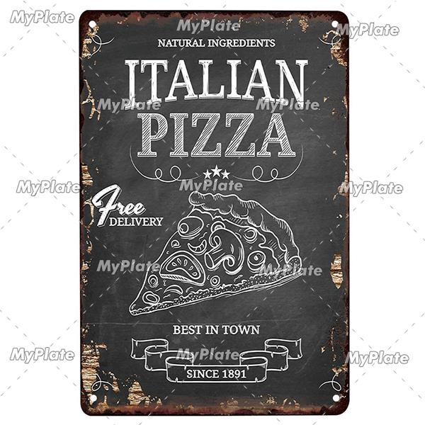 Kitchen Vintage Tin Sign Metal Sign Decorative Plaque Wall Decor Man Cave Club Decoration