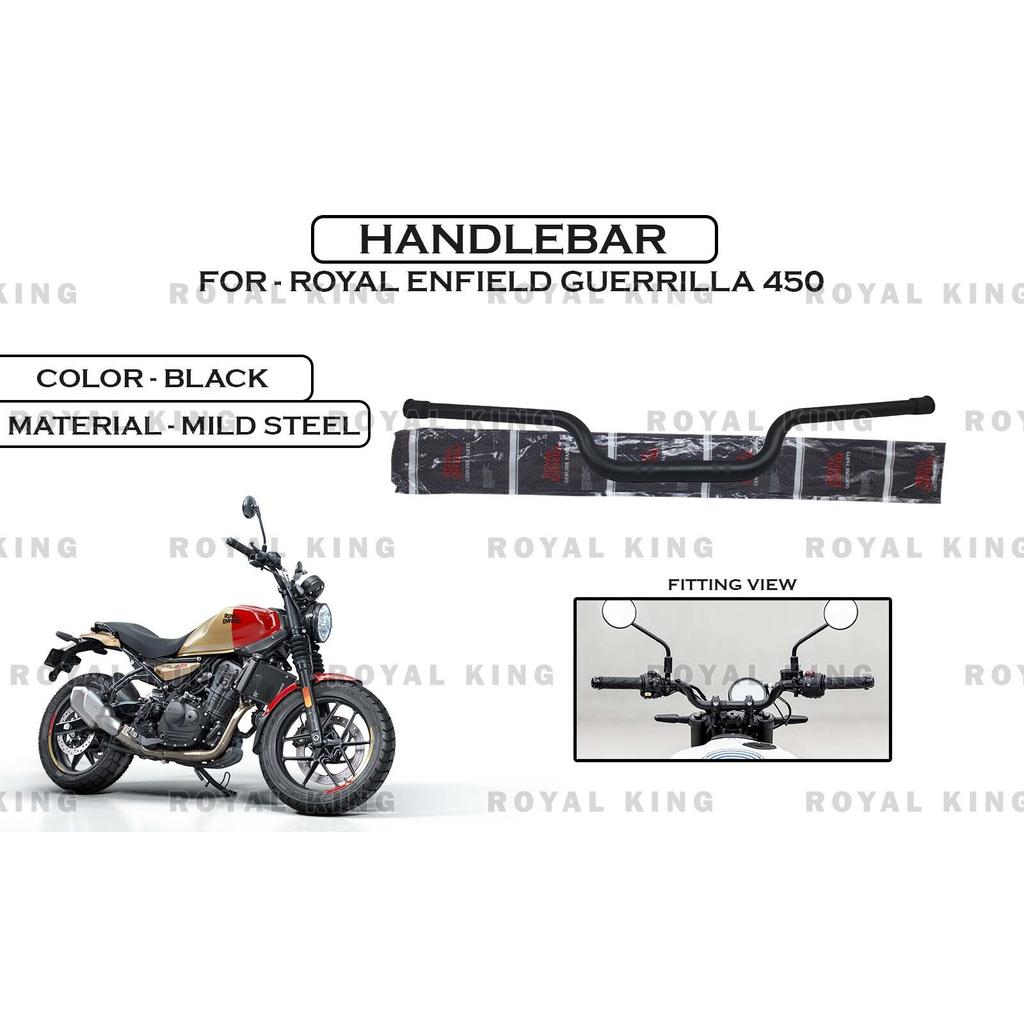 Royal Enfield Guerrilla 450 Black "Handle Bar Mild Steel"