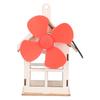 Solar Powered Windmill Wooden House DIY Kids Children Science Educational Experiment Toy