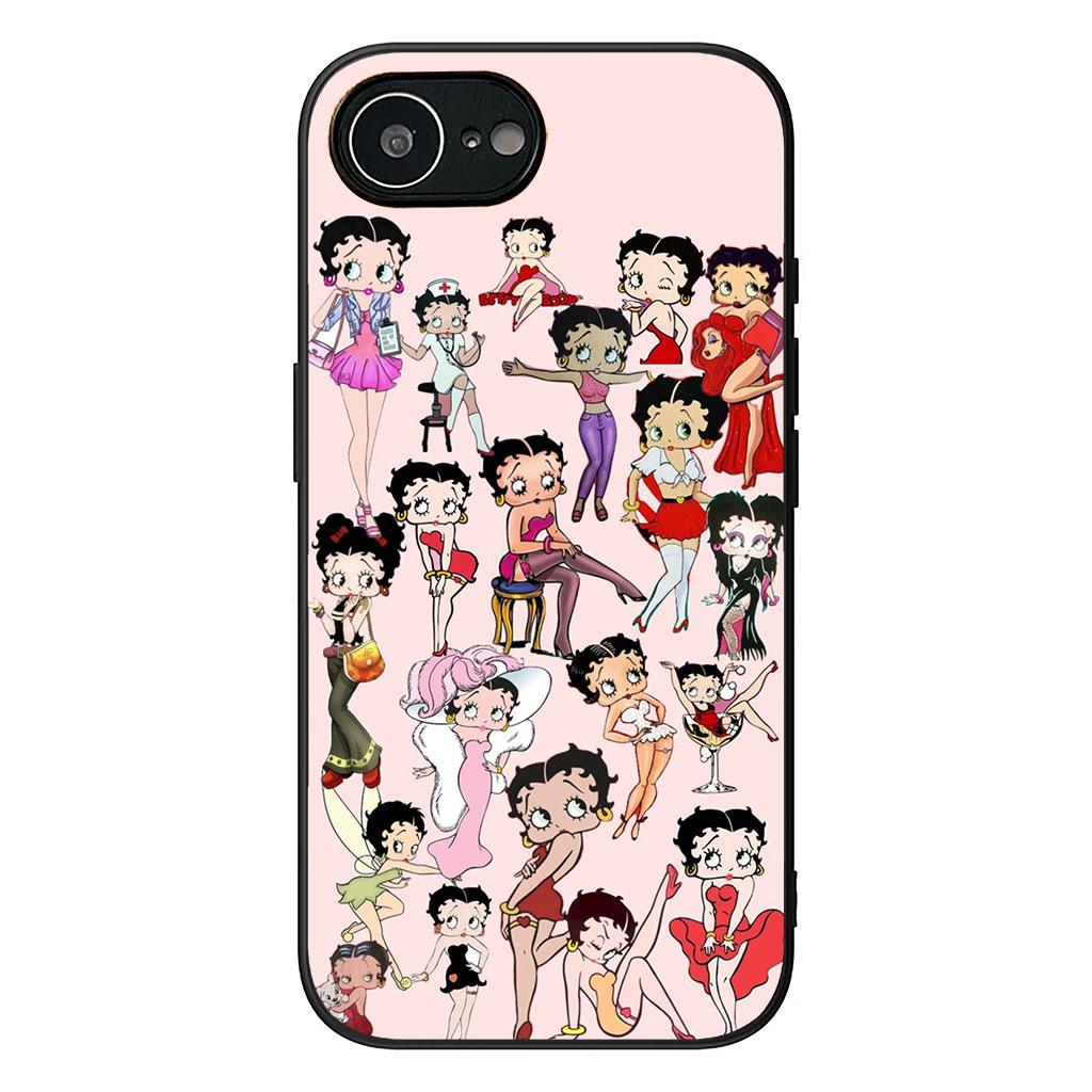 Cover per Xiaomi Redmi Note 14 12 13 ProPlus A4 A3 Pro Plus 12C 13C 14C 5G Custodia per Telefono Donna B-Bettys Ragazze B-Boops