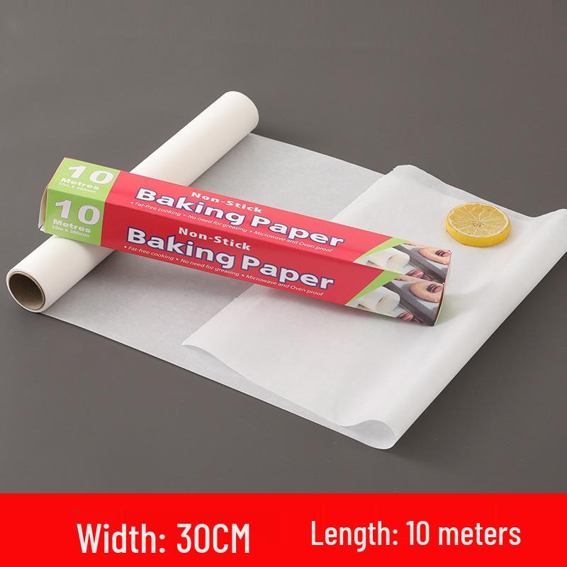 Double-Sided High-Temperature Food Grade Silicone Oil Baking Paper for Oven, Barbecue, and Grilling.
