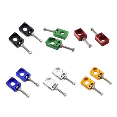 Adjustable Dirt Bike Chain Adjuster Wheel Axles Hub Spacer Easy Installation Rear Axles Blocks For Motorcycles