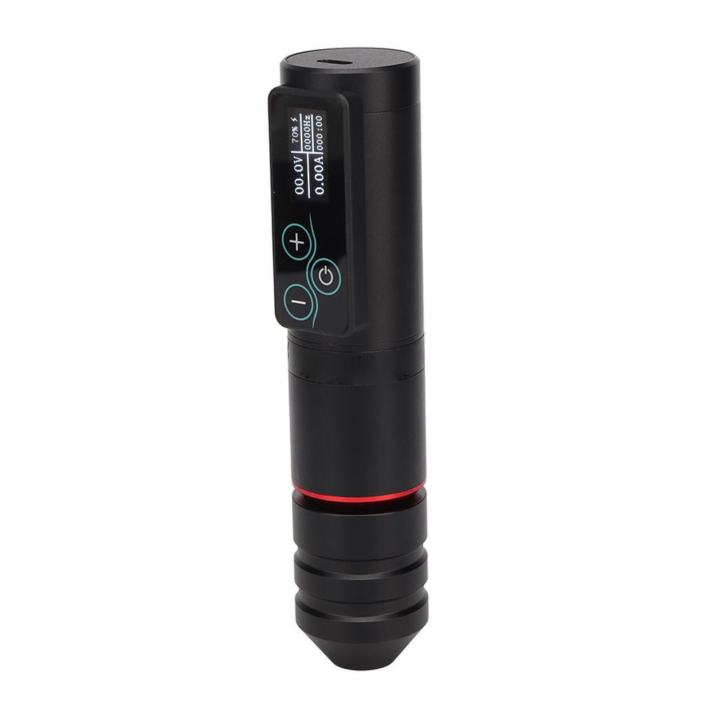 LCD Display Wireless RCA Tattoo Pen Rechargeable 2400mAh Battery Coreless Motor Rotary Tattoo