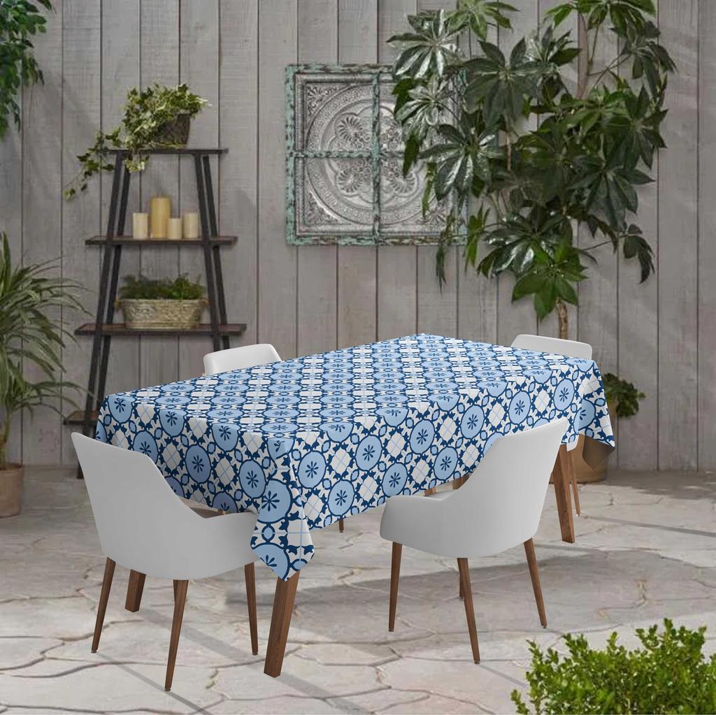 Vargottam Indoor Outdoor  Tablecloth  58x102 Inch  Rectangle  Tablecloth Waterproof Patio  Table  Cloths- Spring Summer  Table