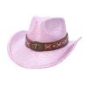 Retro Bull Head Western Cowboy Hat Men's and Women's British Style High-end Jazz Hat European and American Fashion Top Hat