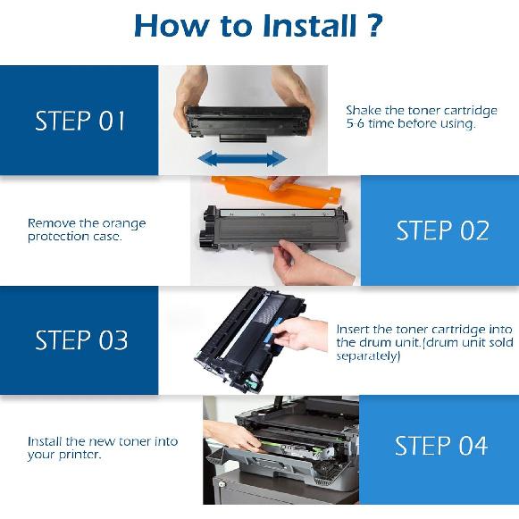 TN660 Toner Cartridge Replacement for Brother TN660 TN-660 High Yield Toner Compatible with Brother HL-L2300D HL-L2305W MFC-L2680W MFC-L2700DW