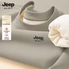 JEEP SPIRIT Herren Winter Fleecegefüttertes Lockeres Sweatshirt