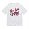 Women's Oversize Comfortable Classic T-Shirt Baseball Mama Celebration Tee