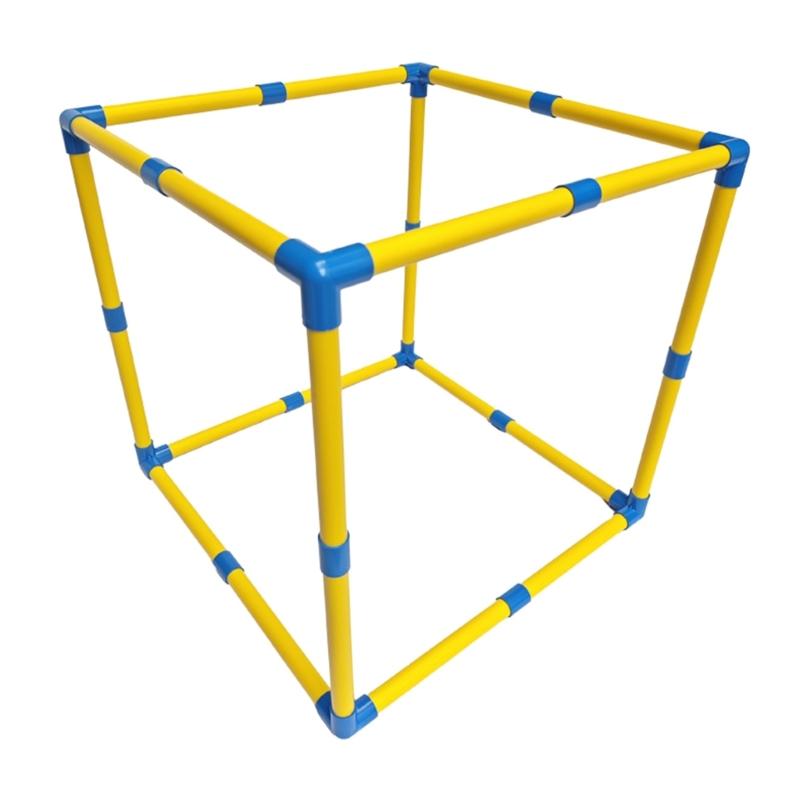Reconfigurable Toy Structure With 8 Attachments for Rodents Encourages Exercise Indoor Outdoor Use Light weight