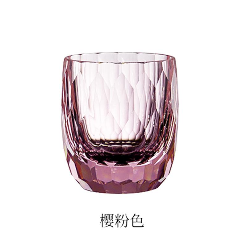 Edo cut star cup high-end handmade lead-free K9 crystal cup whiskey foreign wine cup high-end gift